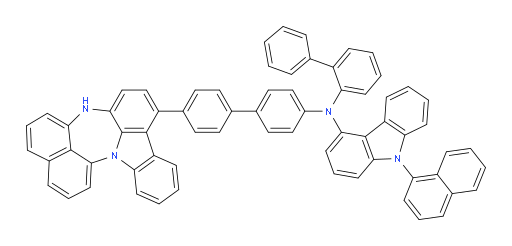 N-(4'-(4H-naphtho[1',8':5,6,7][1,4]diazepino[3,2,1-jk]carbazol-7-yl)-[1,1'-biphenyl]-4-yl)-N-([1,1'-biphenyl]-2-yl)-9-(naphthalen-1-yl)-9H-carbazol-4-amine