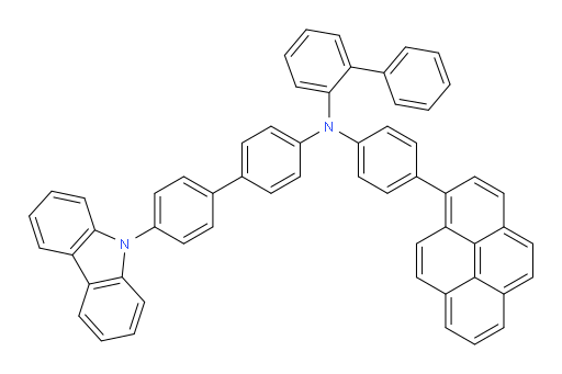 N-(4'-(9H-carbazol-9-yl)-[1,1'-biphenyl]-4-yl)-N-(4-(pyren-1-yl)phenyl)-[1,1'-biphenyl]-2-amine