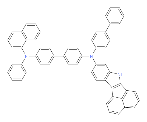 N4-([1,1'-biphenyl]-4-yl)-N4-(7H-acenaphtho[1,2-b]indol-9-yl)-N4'-(naphthalen-1-yl)-N4'-phenyl-[1,1'-biphenyl]-4,4'-diamine