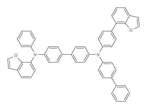 N4-([1,1'-biphenyl]-4-yl)-N4'-(benzofuran-7-yl)-N4-(4-(benzofuran-7-yl)phenyl)-N4'-phenyl-[1,1'-biphenyl]-4,4'-diamine