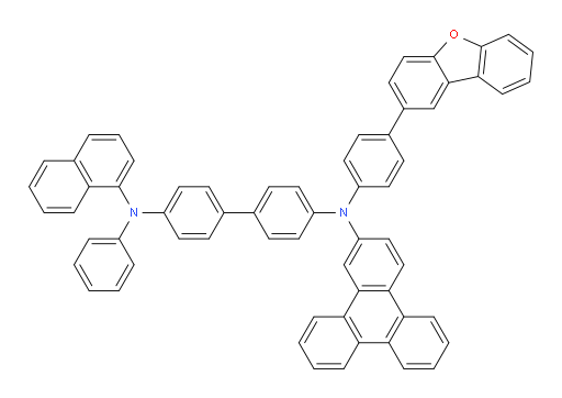 N4-(4-(dibenzo[b,d]furan-2-yl)phenyl)-N4'-(naphthalen-1-yl)-N4'-phenyl-N4-(triphenylen-2-yl)-[1,1'-biphenyl]-4,4'-diamine