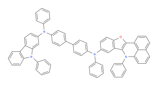 N4,N4'-diphenyl-N4-(7-phenyl-7H-benzo[de]benzofuro[3,2-b]quinolin-9-yl)-N4'-(9-phenyl-9H-carbazol-2-yl)-[1,1'-biphenyl]-4,4'-diamine