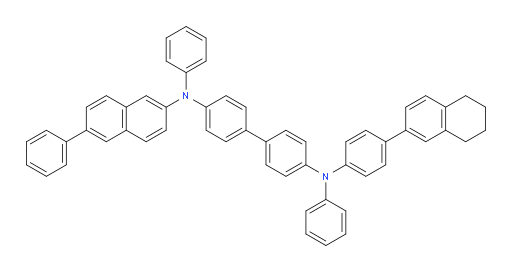 N4,N4'-diphenyl-N4-(6-phenylnaphthalen-2-yl)-N4'-(4-(5,6,7,8-tetrahydronaphthalen-2-yl)phenyl)-[1,1'-biphenyl]-4,4'-diamine
