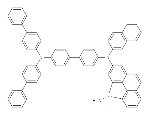 N4,N4-di([1,1'-biphenyl]-4-yl)-N4'-(4-methyl-4H-benzo[def]carbazol-2-yl)-N4'-(naphthalen-2-yl)-[1,1'-biphenyl]-4,4'-diamine