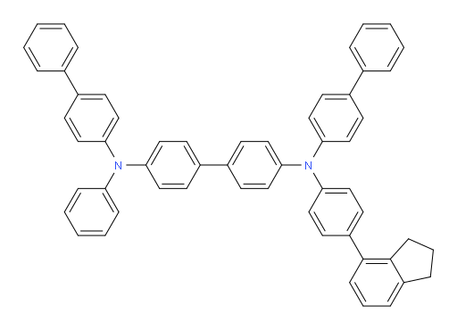 N4,N4'-di([1,1'-biphenyl]-4-yl)-N4-(4-(2,3-dihydro-1H-inden-4-yl)phenyl)-N4'-phenyl-[1,1'-biphenyl]-4,4'-diamine