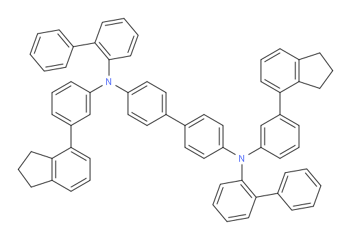 N4,N4'-di([1,1'-biphenyl]-2-yl)-N4,N4'-bis(3-(2,3-dihydro-1H-inden-4-yl)phenyl)-[1,1'-biphenyl]-4,4'-diamine