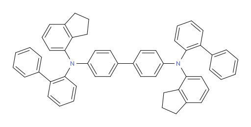 N4,N4'-di([1,1'-biphenyl]-2-yl)-N4,N4'-bis(2,3-dihydro-1H-inden-4-yl)-[1,1'-biphenyl]-4,4'-diamine