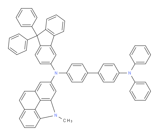 N4-(9,9-diphenyl-9H-fluoren-3-yl)-N4-(4-methyl-4H-benzo[def]carbazol-2-yl)-N4',N4'-diphenyl-[1,1'-biphenyl]-4,4'-diamine