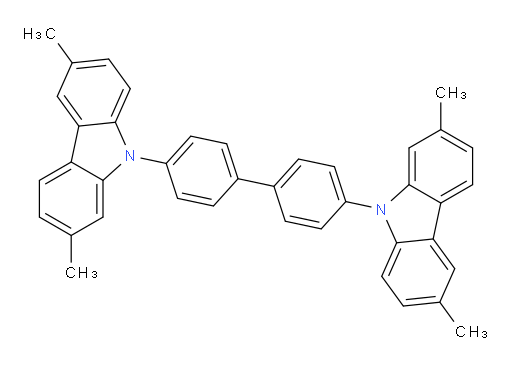 4,4'-bis(2,6-dimethyl-9H-carbazol-9-yl)-1,1'-biphenyl