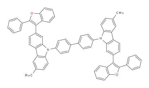 4,4'-bis(6-methyl-2-(2-phenylbenzofuran-3-yl)-9H-carbazol-9-yl)-1,1'-biphenyl