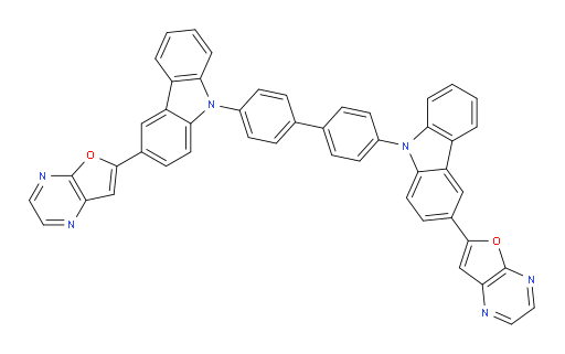 4,4'-bis(3-(furo[2,3-b]pyrazin-6-yl)-9H-carbazol-9-yl)-1,1'-biphenyl