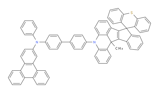 N-(4'-(13c-methylspiro[benzo[4,5]pentaleno[1,2,3-kl]acridine-9,9'-thioxanthene]-5(13cH)-yl)-[1,1'-biphenyl]-4-yl)-N-phenyltriphenylen-2-amine