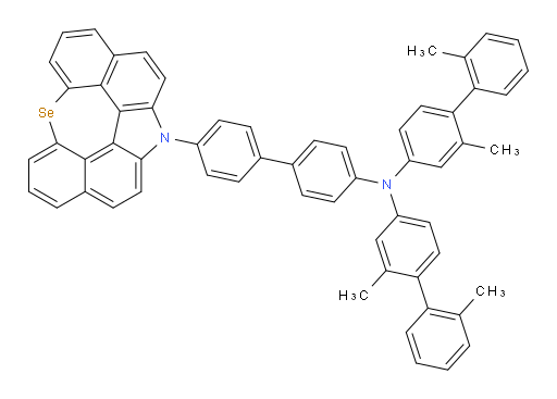 N-(4'-(12H-6-selena-12-azaindeno[2,1,7,6-ghij]pleiaden-12-yl)-[1,1'-biphenyl]-4-yl)-N-(2,2'-dimethyl-[1,1'-biphenyl]-4-yl)-2,2'-dimethyl-[1,1'-biphenyl]-4-amine