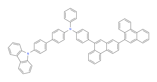 N-(4-([2,9'-biphenanthren]-9-yl)phenyl)-4'-(9H-carbazol-9-yl)-N-phenyl-[1,1'-biphenyl]-4-amine
