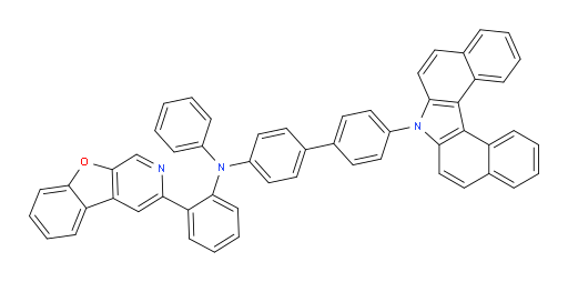 N-(2-(benzofuro[2,3-c]pyridin-3-yl)phenyl)-4'-(7H-dibenzo[c,g]carbazol-7-yl)-N-phenyl-[1,1'-biphenyl]-4-amine