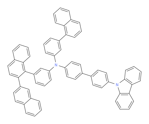 N-(3-([2,2'-binaphthalen]-1-yl)phenyl)-4'-(9H-carbazol-9-yl)-N-(3-(naphthalen-1-yl)phenyl)-[1,1'-biphenyl]-4-amine
