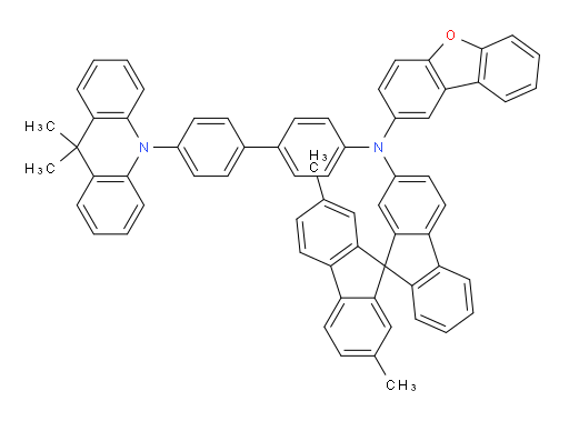 N-(2',7'-dimethyl-9,9'-spirobi[fluoren]-7-yl)-N-(4'-(9,9-dimethylacridin-10(9H)-yl)-[1,1'-biphenyl]-4-yl)dibenzo[b,d]furan-2-amine