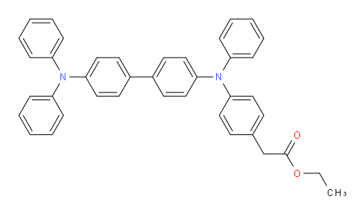 ethyl 2-(4-((4'-(diphenylamino)-[1,1'-biphenyl]-4-yl)(phenyl)amino)phenyl)acetate