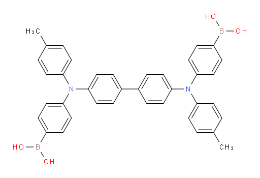 (([1,1'-biphenyl]-4,4'-diylbis(p-tolylazanediyl))bis(4,1-phenylene))diboronic acid