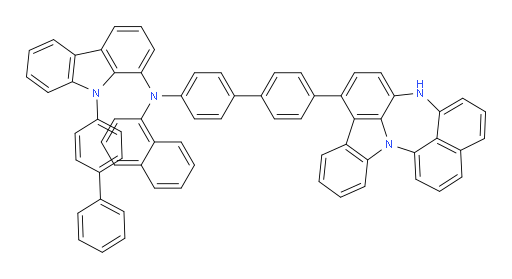 N-(4'-(4H-naphtho[1',8':5,6,7][1,4]diazepino[3,2,1-jk]carbazol-7-yl)-[1,1'-biphenyl]-4-yl)-9-([1,1'-biphenyl]-4-yl)-N-(naphthalen-1-yl)-9H-carbazol-1-amine