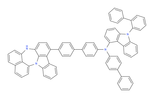 N-(4'-(4H-naphtho[1',8':5,6,7][1,4]diazepino[3,2,1-jk]carbazol-7-yl)-[1,1'-biphenyl]-4-yl)-9-([1,1'-biphenyl]-2-yl)-N-([1,1'-biphenyl]-4-yl)-9H-carbazol-4-amine