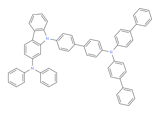 9-(4'-(di([1,1'-biphenyl]-4-yl)amino)-[1,1'-biphenyl]-4-yl)-N,N-diphenyl-9H-carbazol-2-amine