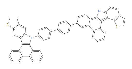 9-(4'-(9H-dibenzo[a,c]thieno[2,3-h]carbazol-9-yl)-[1,1'-biphenyl]-4-yl)-9H-dibenzo[a,c]thieno[2,3-g]carbazole