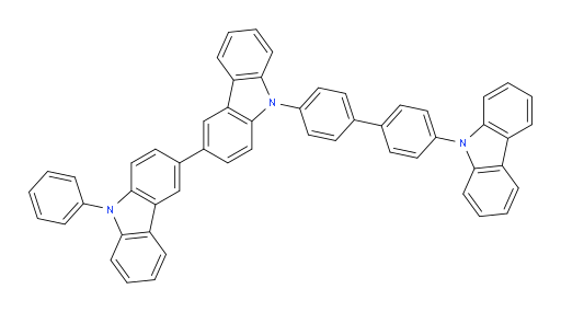 9-(4'-(9H-carbazol-9-yl)-[1,1'-biphenyl]-4-yl)-9'-phenyl-9H,9'H-3,3'-bicarbazole