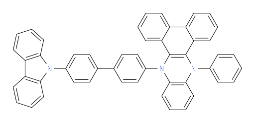 9-(4'-(9H-carbazol-9-yl)-[1,1'-biphenyl]-4-yl)-14-phenyl-9,14-dihydrodibenzo[a,c]phenazine