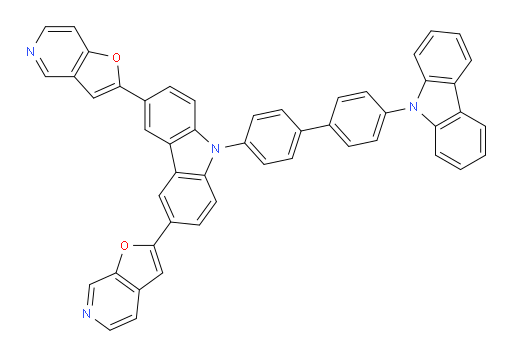2-(9-(4'-(9H-carbazol-9-yl)-[1,1'-biphenyl]-4-yl)-6-(furo[2,3-c]pyridin-2-yl)-9H-carbazol-3-yl)furo[3,2-c]pyridine