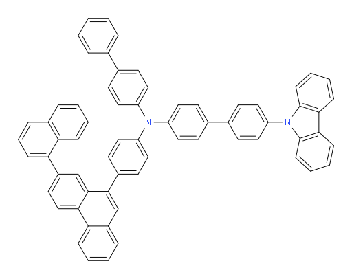 N-([1,1'-biphenyl]-4-yl)-4'-(9H-carbazol-9-yl)-N-(4-(7-(naphthalen-1-yl)phenanthren-9-yl)phenyl)-[1,1'-biphenyl]-4-amine