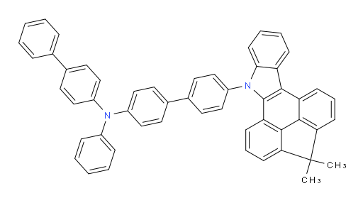 N-([1,1'-biphenyl]-4-yl)-4'-(4,4-dimethylfluoreno[4,5-abc]carbazol-8(4H)-yl)-N-phenyl-[1,1'-biphenyl]-4-amine