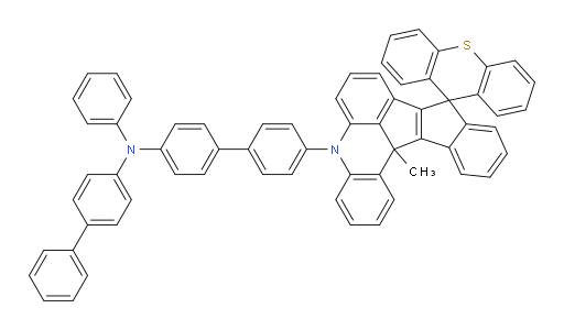 N-([1,1'-biphenyl]-4-yl)-4'-(13c-methylspiro[benzo[4,5]pentaleno[1,2,3-kl]acridine-9,9'-thioxanthene]-5(13cH)-yl)-N-phenyl-[1,1'-biphenyl]-4-amine