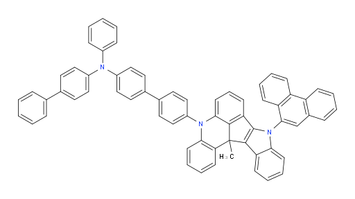 N-([1,1'-biphenyl]-4-yl)-4'-(13c-methyl-9-(phenanthren-9-yl)-9,13c-dihydro-5H-indolo[3',2':4,5]cyclopenta[1,2,3-kl]acridin-5-yl)-N-phenyl-[1,1'-biphenyl]-4-amine