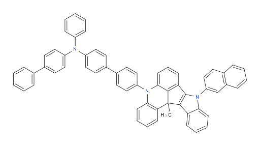 N-([1,1'-biphenyl]-4-yl)-4'-(13c-methyl-9-(naphthalen-2-yl)-9,13c-dihydro-5H-indolo[3',2':4,5]cyclopenta[1,2,3-kl]acridin-5-yl)-N-phenyl-[1,1'-biphenyl]-4-amine