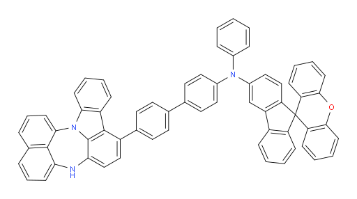 N-(4'-(4H-naphtho[1',8':5,6,7][1,4]diazepino[3,2,1-jk]carbazol-7-yl)-[1,1'-biphenyl]-4-yl)-N-phenylspiro[fluorene-9,9'-xanthen]-3-amine