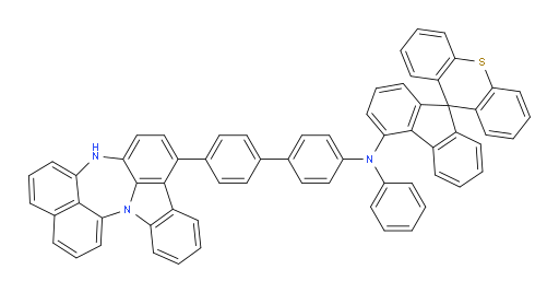 N-(4'-(4H-naphtho[1',8':5,6,7][1,4]diazepino[3,2,1-jk]carbazol-7-yl)-[1,1'-biphenyl]-4-yl)-N-phenylspiro[fluorene-9,9'-thioxanthen]-4-amine