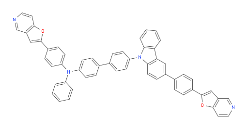 N-(4-(furo[3,2-c]pyridin-2-yl)phenyl)-4'-(3-(4-(furo[3,2-c]pyridin-2-yl)phenyl)-9H-carbazol-9-yl)-N-phenyl-[1,1'-biphenyl]-4-amine