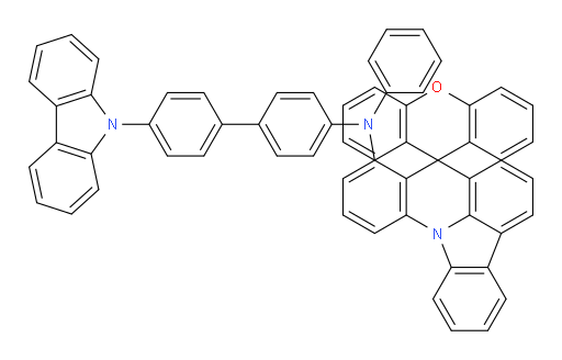 N-(4'-(9H-carbazol-9-yl)-[1,1'-biphenyl]-4-yl)-N-phenylspiro[indolo[3,2,1-de]acridine-8,9'-xanthen]-9-amine