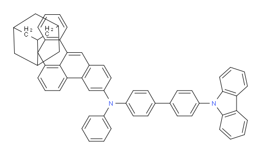 N-(4'-(9H-carbazol-9-yl)-[1,1'-biphenyl]-4-yl)-N-phenylspiro[adamantane-2,8'-benzo[gh]tetraphen]-3'-amine