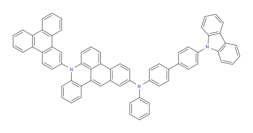 N-(4'-(9H-carbazol-9-yl)-[1,1'-biphenyl]-4-yl)-N-phenyl-8-(triphenylen-2-yl)-8H-naphtho[1,2,3-kl]acridin-2-amine