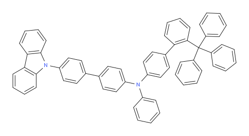 N-(4'-(9H-carbazol-9-yl)-[1,1'-biphenyl]-4-yl)-N-phenyl-2'-trityl-[1,1'-biphenyl]-4-amine