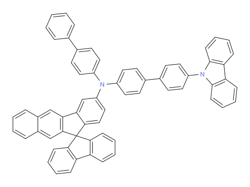 N-(4'-(9H-carbazol-9-yl)-[1,1'-biphenyl]-4-yl)-N-([1,1'-biphenyl]-4-yl)spiro[benzo[b]fluorene-11,9'-fluoren]-3-amine