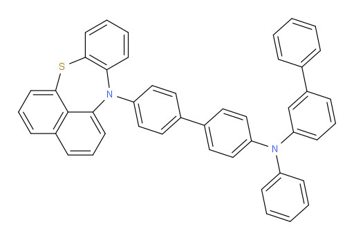 N-(4'-(12H-benzo[b]naphtho[1,8-ef][1,4]thiazepin-12-yl)-[1,1'-biphenyl]-4-yl)-N-phenyl-[1,1'-biphenyl]-3-amine