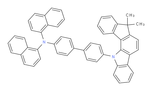 N-(4'-(7,7-dimethylindeno[1,2-a]carbazol-12(7H)-yl)-[1,1'-biphenyl]-4-yl)-N-(naphthalen-1-yl)naphthalen-1-amine