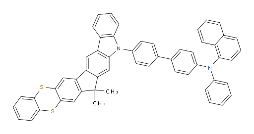 N-(4'-(7,7-dimethylbenzo[5',6'][1,4]dithiino[2',3':5,6]indeno[2,1-b]carbazol-5(7H)-yl)-[1,1'-biphenyl]-4-yl)-N-phenylnaphthalen-1-amine