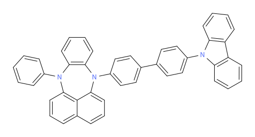 7-(4'-(9H-carbazol-9-yl)-[1,1'-biphenyl]-4-yl)-12-phenyl-7,12-dihydrobenzo[b]naphtho[1,8-ef][1,4]diazepine