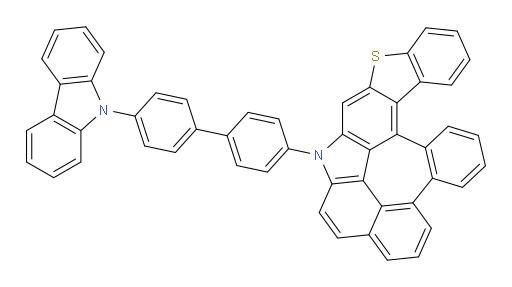 6-(4'-(9H-carbazol-9-yl)-[1,1'-biphenyl]-4-yl)-6H-8-thia-6-azabenzo[6,7]naphtho[2',1',8':3,4,5]azuleno[1,8-bc]fluorene