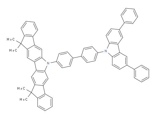 6-(4'-(3,6-diphenyl-9H-carbazol-9-yl)-[1,1'-biphenyl]-4-yl)-12,12,15,15-tetramethyl-12,15-dihydro-6H-diindeno[1,2-b:2',1'-h]carbazole