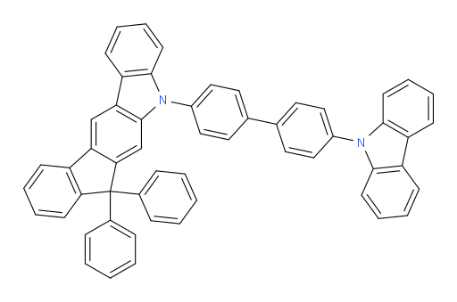 5-(4'-(9H-carbazol-9-yl)-[1,1'-biphenyl]-4-yl)-7,7-diphenyl-5,7-dihydroindeno[2,1-b]carbazole